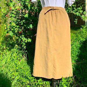 Vintage Coqui Corduroy Pencil Skirt